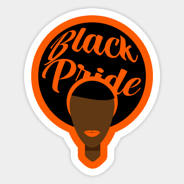 Black Pride Sticker by HarlinDesign